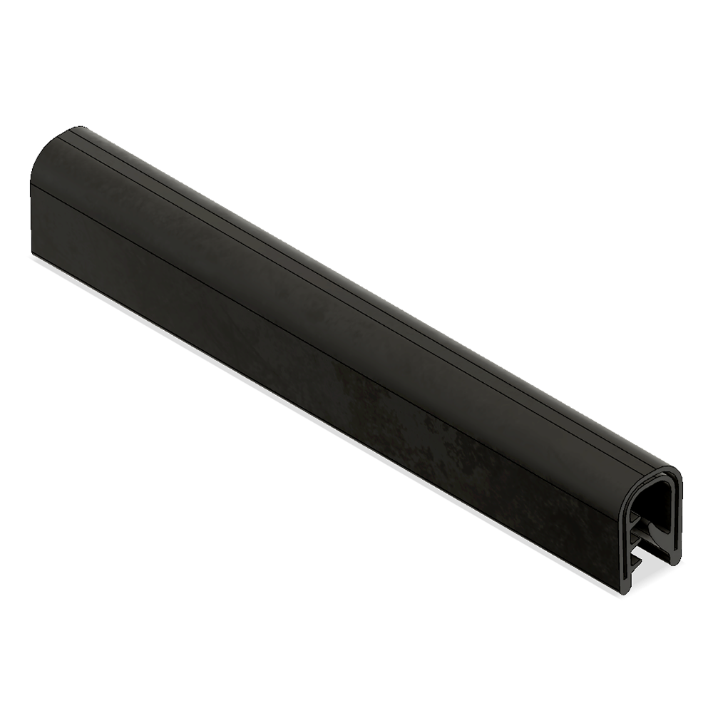 62-000-0 MODULAR SOLUTIONS EDGE COVER<br>EDGE PROTECTION PROFILE, CUT TO ANY LENGTH PRICE / METER SHOWN